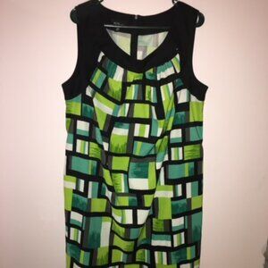 ALYX Green And Black Patterned Dress